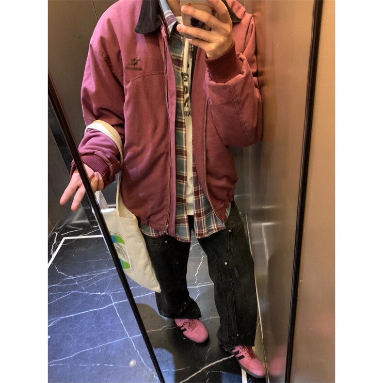 【有货】美式复古短款工装外套男春秋cleanfit夹克Y185CC-特P75,男装夹克,星座1007（原301D）