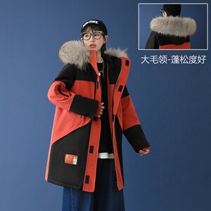 8XL-M加肥加大码连帽棉衣2023冬季新款中性风无性别加厚大衣外套,男装棉衣,钱塘717(原712)