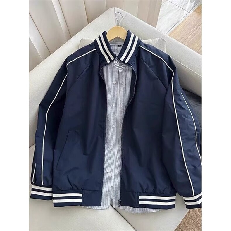 【现货】DJKF020-特批50秋季新款潮棒球服男潮牌情侣装外套夹克图片