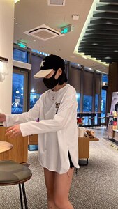 韩版休闲时尚百搭白T图片