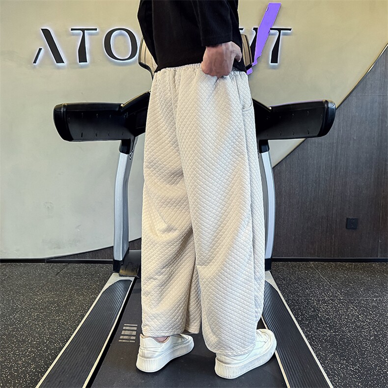 社会小伙冬季新款加棉加厚休闲裤子男长裤宽松店主风卫裤2276-P58,男装休闲裤,星座313B-2(原星座309A-2)