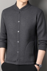 数据款秋冬季男士休闲加绒加厚保暖棉服外套百搭保暖衣8978-P43，男装棉衣，星座1706