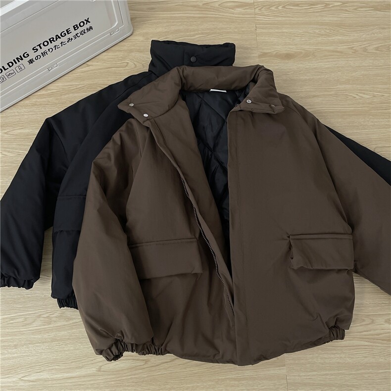 复古美拉德立领棉衣男女潮牌宽松加厚保暖棉服外套M057-P76,男装棉衣,星座308B-2