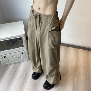 美式潮牌机能多口袋工装裤男款高街宽松直筒休闲长裤 K7258-P36图片