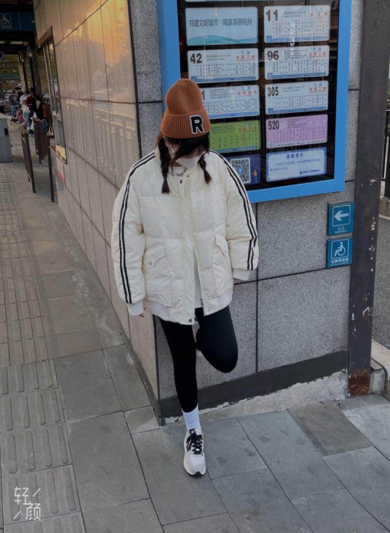 韩版情侣款羽绒服，女装羽绒服，玩美