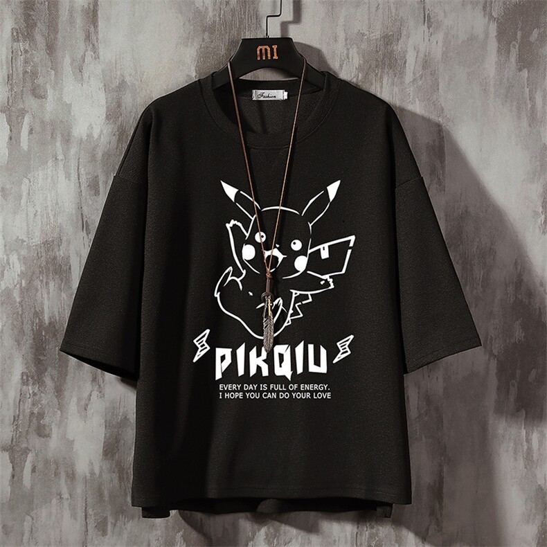 Q11078-P30春夏季七分袖t恤男大码五分袖男短袖中袖水泥墙挂拍,男装T恤,电商A040A