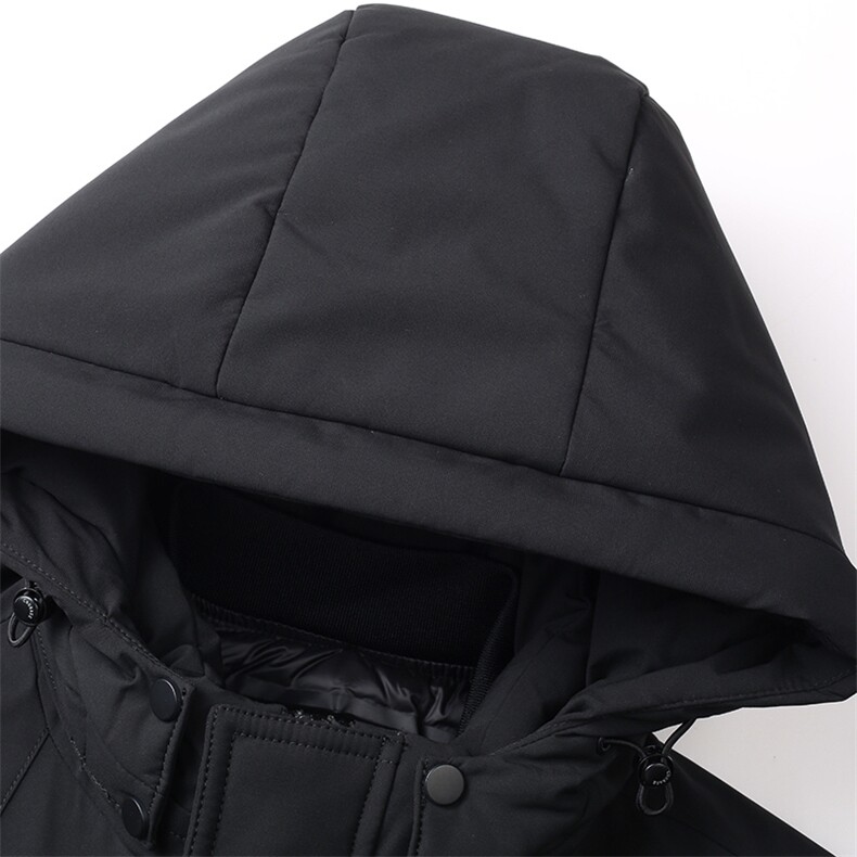 冬季加厚羽绒服男士保暖防寒外衣中年休闲可脱卸内胆爸爸装外套,男装羽绒服,电商B212（原钱塘6029）