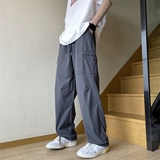 夏季日系复古宽松工装冲锋裤男款高街潮牌直筒休闲裤K7220-P36，男装休闲裤，星座512-3