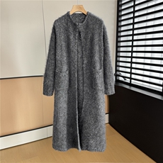 2025年秋季花式拉绒腰带开衫时尚百搭通勤简约休闲，女装羊毛衫，绒崒