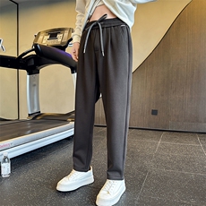 加绒加厚裤子男秋冬季2025新款百搭休闲裤C317-65318-P78，男装卫衣，电商C317