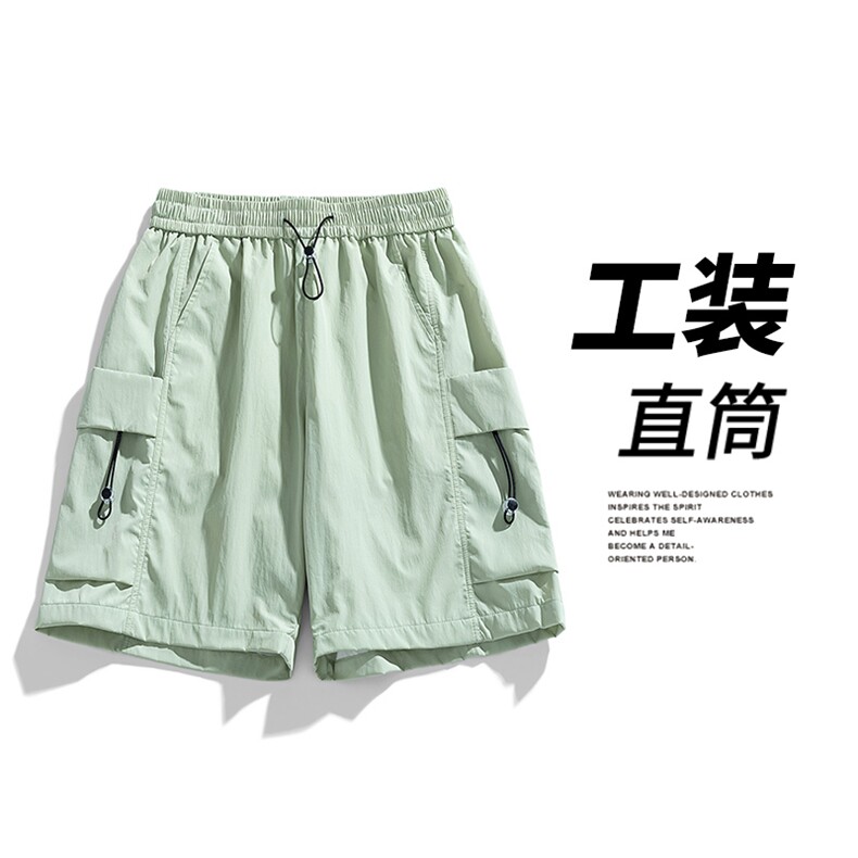 2026夏季工装短裤男宽松休闲裤直筒情侣款五分裤A436-6201-P35,男装牛仔裤,电商A436