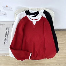 1506-1/MM9201/P59圆领潮牌男女同款毛衣时尚情侣百搭加厚毛衣，男装针织衫/毛衣，星座1506-1