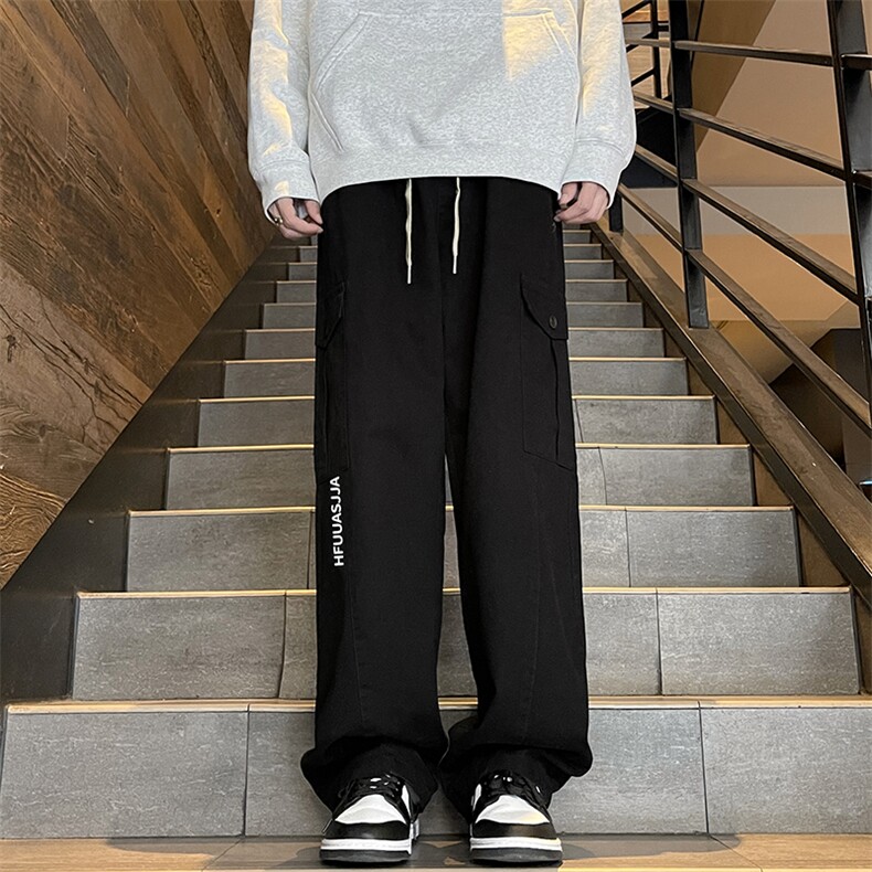 日系工装牛仔裤美拉德穿搭美式高街vibe风直筒休闲裤K7511-P38,男装休闲裤,星座512-3