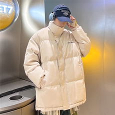 棉服男冬季加厚潮牌大码港风小众棉衣面包服M802P65，男装棉衣，星座1116-2