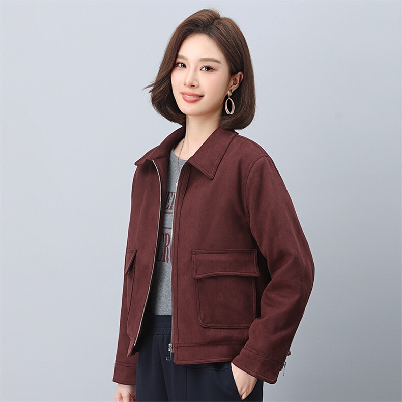 叶笙衣1186麂皮绒加棉加厚外套,女装棉衣/棉服,叶笙衣