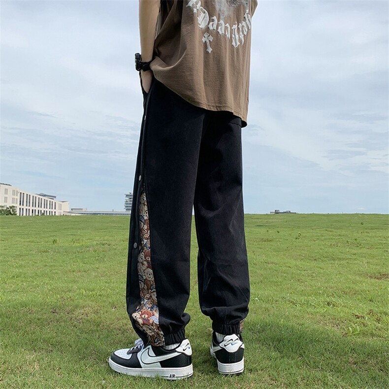 特p35大码男装拼接短裤夏季薄款裤子,男装牛仔裤,星座909-2（原星座717-2）