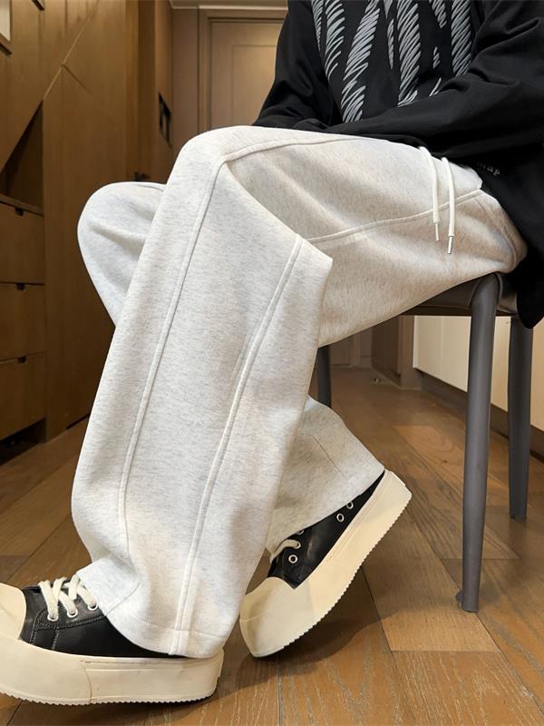 现货65华棉拼接休闲直筒长裤M-3XL特P40,男装休闲裤,电商B325