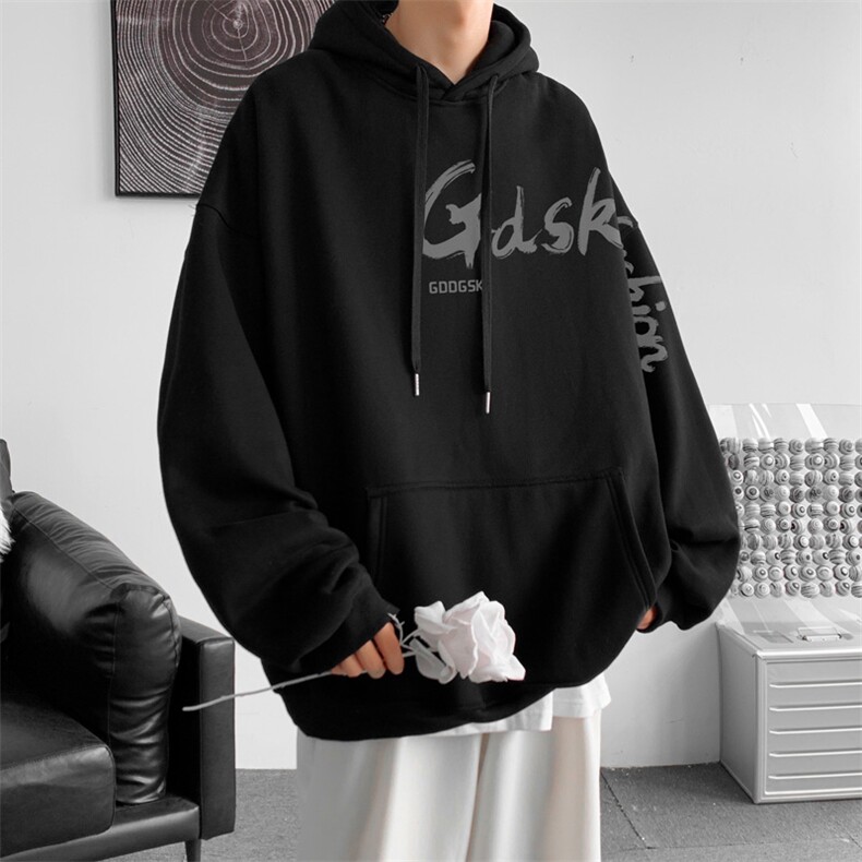 秋季新款内景宽松卫衣男潮牌连帽外套WY00203，男装卫衣，电商B316