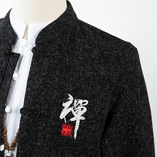 2024风春夏棉麻休闲运动套装SJ1512-1032#1001-P120，男装休闲套装，星座1512