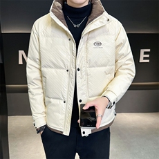 大货冬季皮羽绒服男立领加厚保暖防寒服C317-Y8215-P185，男装羽绒服，电商C317