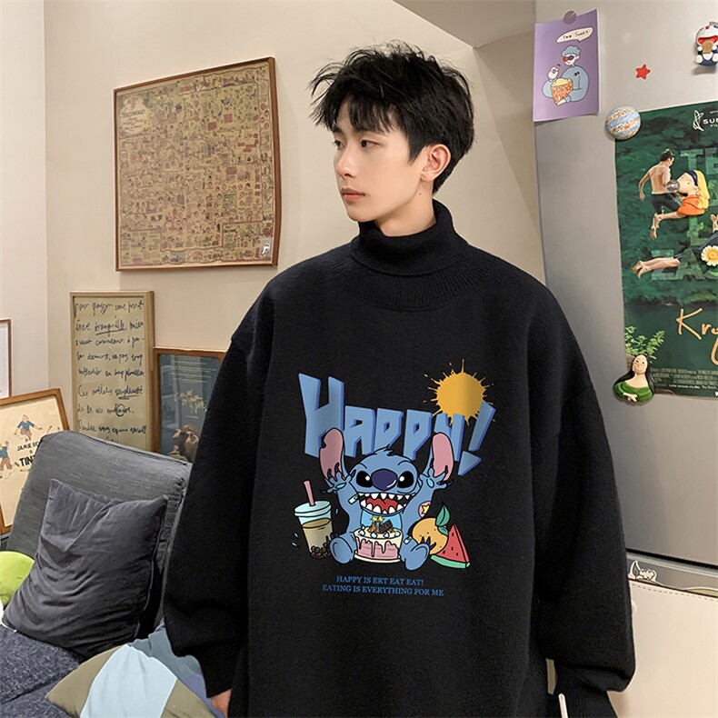 控68高领毛衣男士大码内搭毛线衣男GM45077-P45加绒款-P65,男装针织衫/毛衣,电商A040