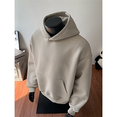 连帽加绒奥粒绒重磅无帽绳500克结构板卫衣硬挺外套RH5311JR-P58，女装短外套，星座610B-1