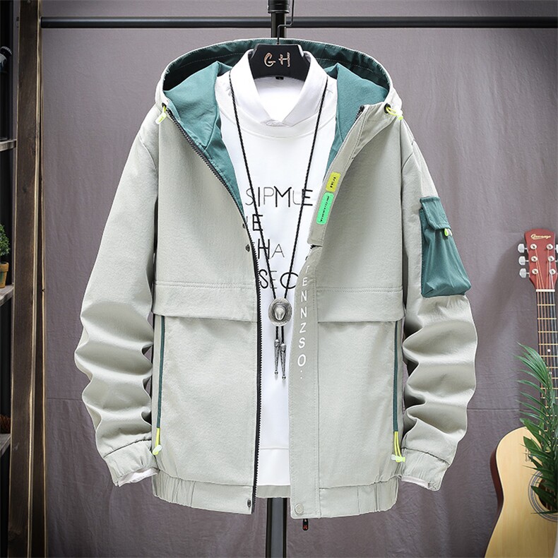 主推款春款工装夹克男士休闲宽松百搭潮男外套A112-JK138-P75，男装夹克，星座1206（原A206）