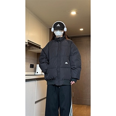 自家图短款飞行立领棉服男宽松加厚保暖情侣厚外套MY21-P78，男装棉衣，星座1505