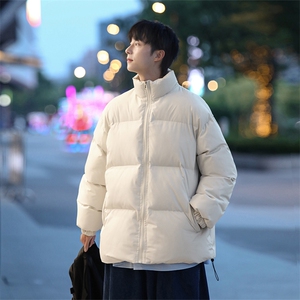 冬季新款棉服 纯色休闲百搭防水加厚外套棉衣男 D2200-TP35不图片