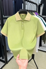 主推夏季男士短袖POLO衫冰丝感保罗翻领T恤亲肤休闲时尚男装，男装T恤，钱塘6003（原4033）