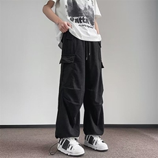 日系复古工装裤男直筒休闲潮流痞帅工装裤AK881-P46，男装休闲裤，星座1109-3