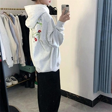 潮潮牌刺绣连帽卫衣ZW0101-P53，男装卫衣，星座313A(原308A-2)