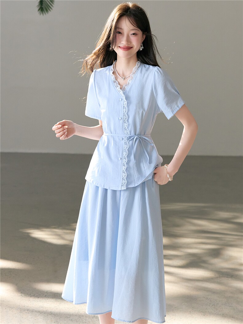 2026年夏季时尚潮流时尚休闲两件套裙,女装套装/套裙,江南富贵女