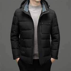 CSYR97689钱塘2020-2冬季厚款商务休闲有帽中年男士羽绒服P240图片
