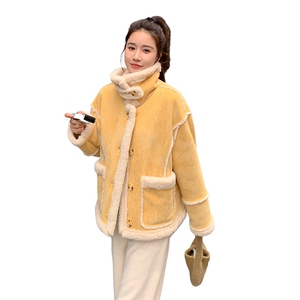 现货好款  气质甜美羊羔毛外套 显肤色白 2C206-L39-P185-K278图片