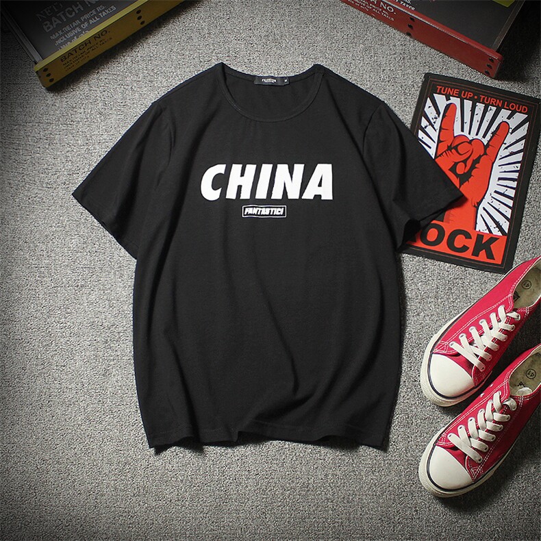 余文乐同款t恤日系大码短袖T恤男情侣t恤夏钱塘6025-T903P28,男装T恤,星座311A