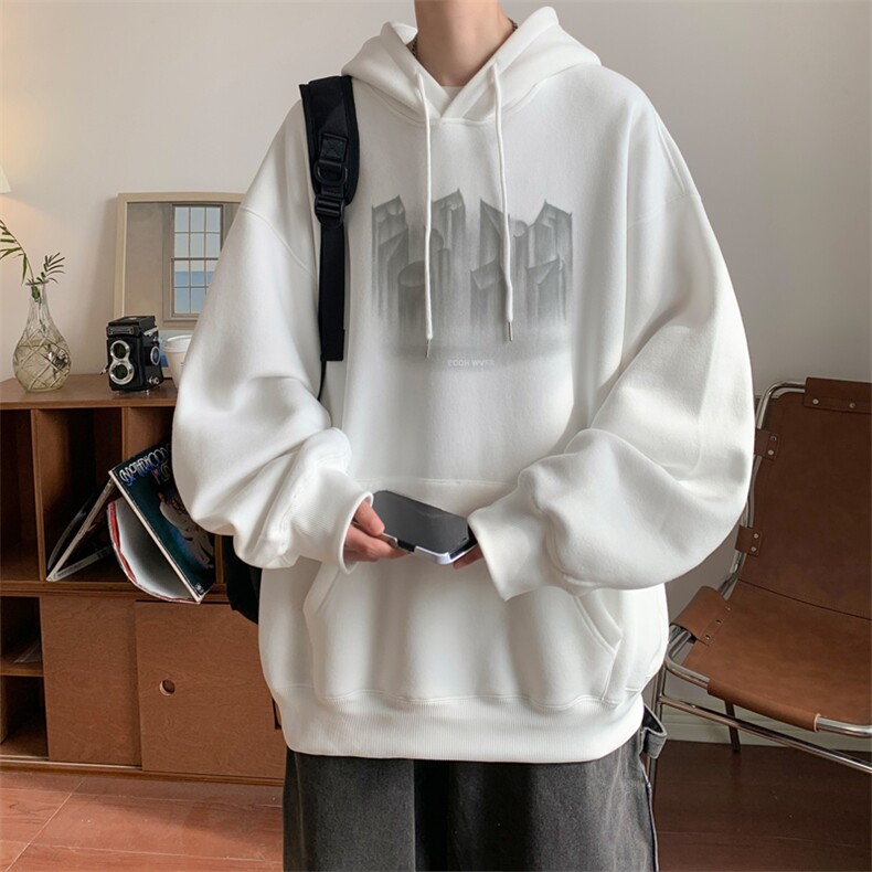 ！连帽圆领卫衣男装港风帽衫男LM147-P35,男装卫衣,电商B367