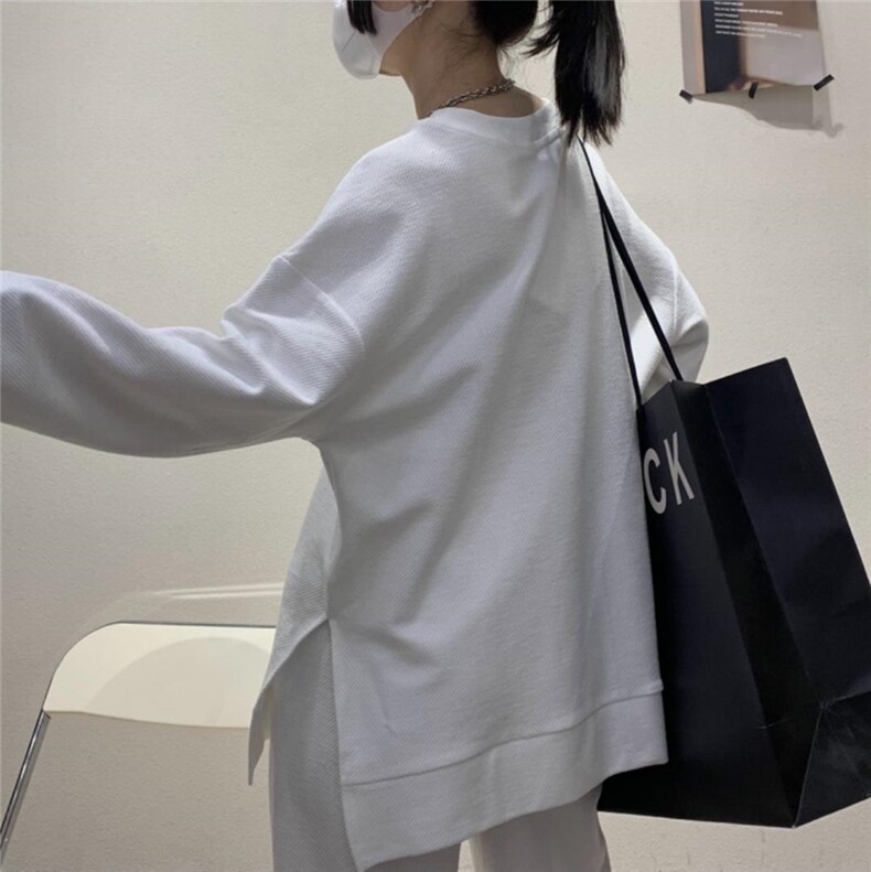 粗纹卫衣可套装，女装卫衣/绒衫，Alissa Lin