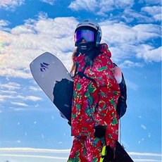 舒适保暖大码东北大花袄男单板双板防风加绒滑雪服HF37-P175控265，男装棉衣，电商A001