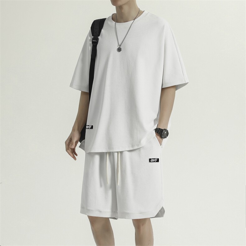 短袖男夏季薄款速干运动篮球服套装夏天休闲短裤TZ19-特批70,男装休闲套装,星座718