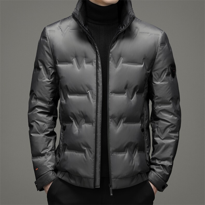 羽绒服男冬季2023新款中年男式加厚鸭绒外套爸爸冬装YLS2105-P260，男装羽绒服，电商B212（原钱塘6029）