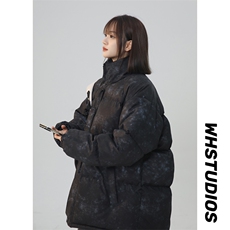 2025新中式盘扣棉衣男女棉服面包服中性风棉袄情侣外套G1608-P85，女装棉衣/棉服，星座207