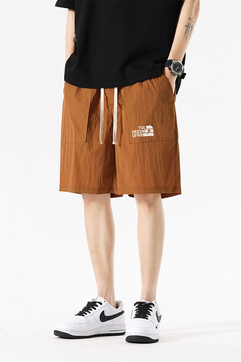 五分裤男夏季新款港风宽松大码工装印花短裤DK1108-P25,男装牛仔裤,星座214-3