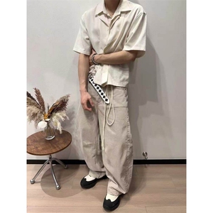 套装天丝亚麻假两件衬衫 套装货号TZ2527~上衣CT25127~裤子K25027图片