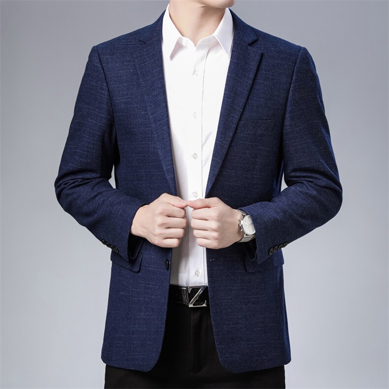 KCN2036-1限价288元2023年春季新款男式休闲上衣修身西装西服P155,男装西服,电商B360