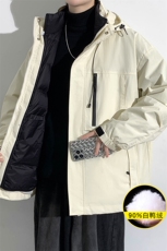冬上新三合一时尚冲锋衣潮加绒羽绒服外套男女8311-P210控价299，男装羽绒服，电商A441-1