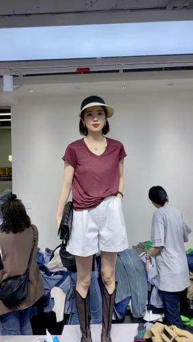 雪花天丝面膜T恤，女装T恤，斐媞梦 FTM