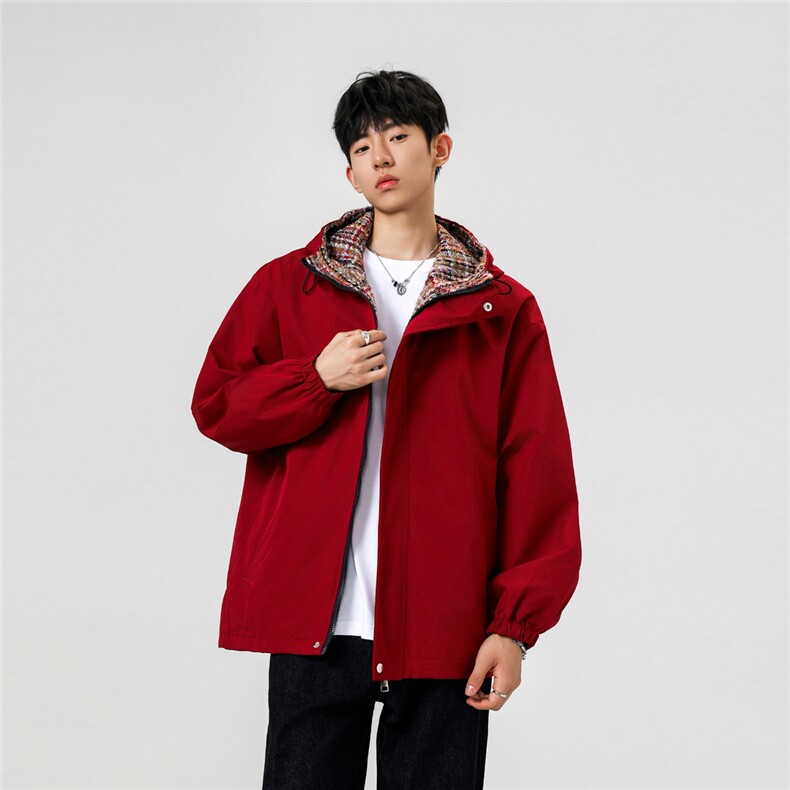 可二开小香风拼接面料大码M-5XL夹克100%聚酯纤维JK78079P75控118,男装夹克,星座226-1