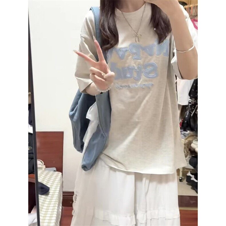 原版贴绒刺绣纯棉短袖ZX0225-P35,男装T恤,星座313A(原308A-2)