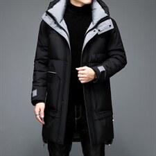 新款羽绒服男白鸭绒中年商务男式爸爸装休闲羽绒外套ALXB817-P385,男装羽绒服,电商B212（原钱塘6029）